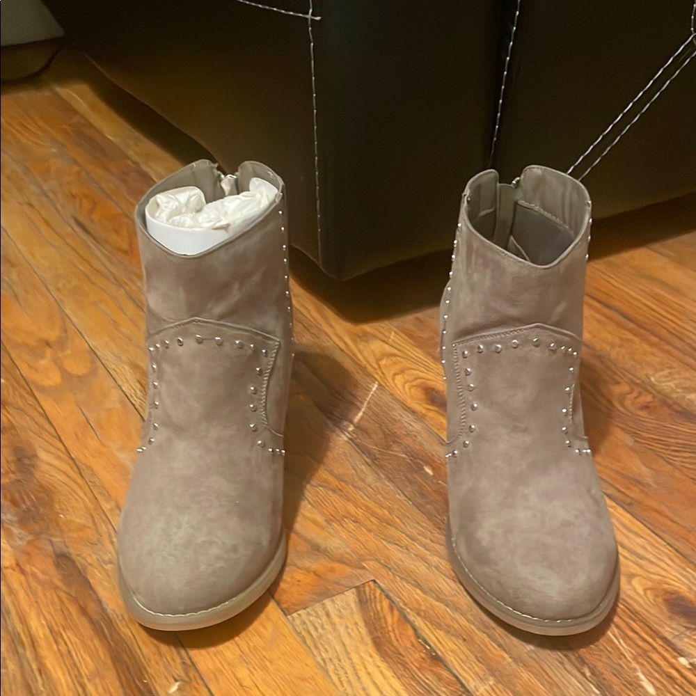 Torrid Chic Studded Ankle Boots (Like New Never Worn)